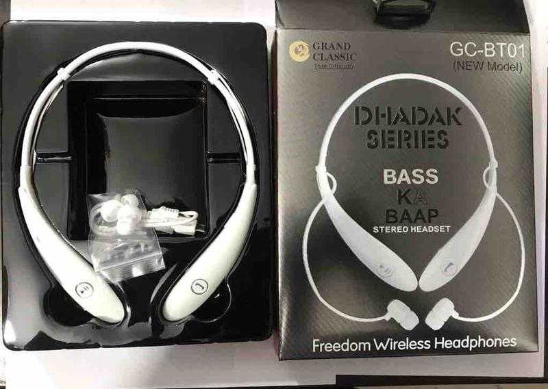 Grand Classic Dhanak Wireless Neckband Bass Ka Baap GC BT01