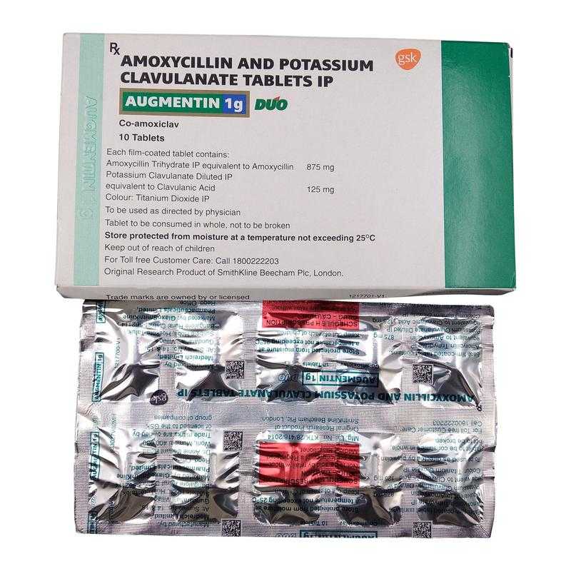 augmentin duo tablets 125mg