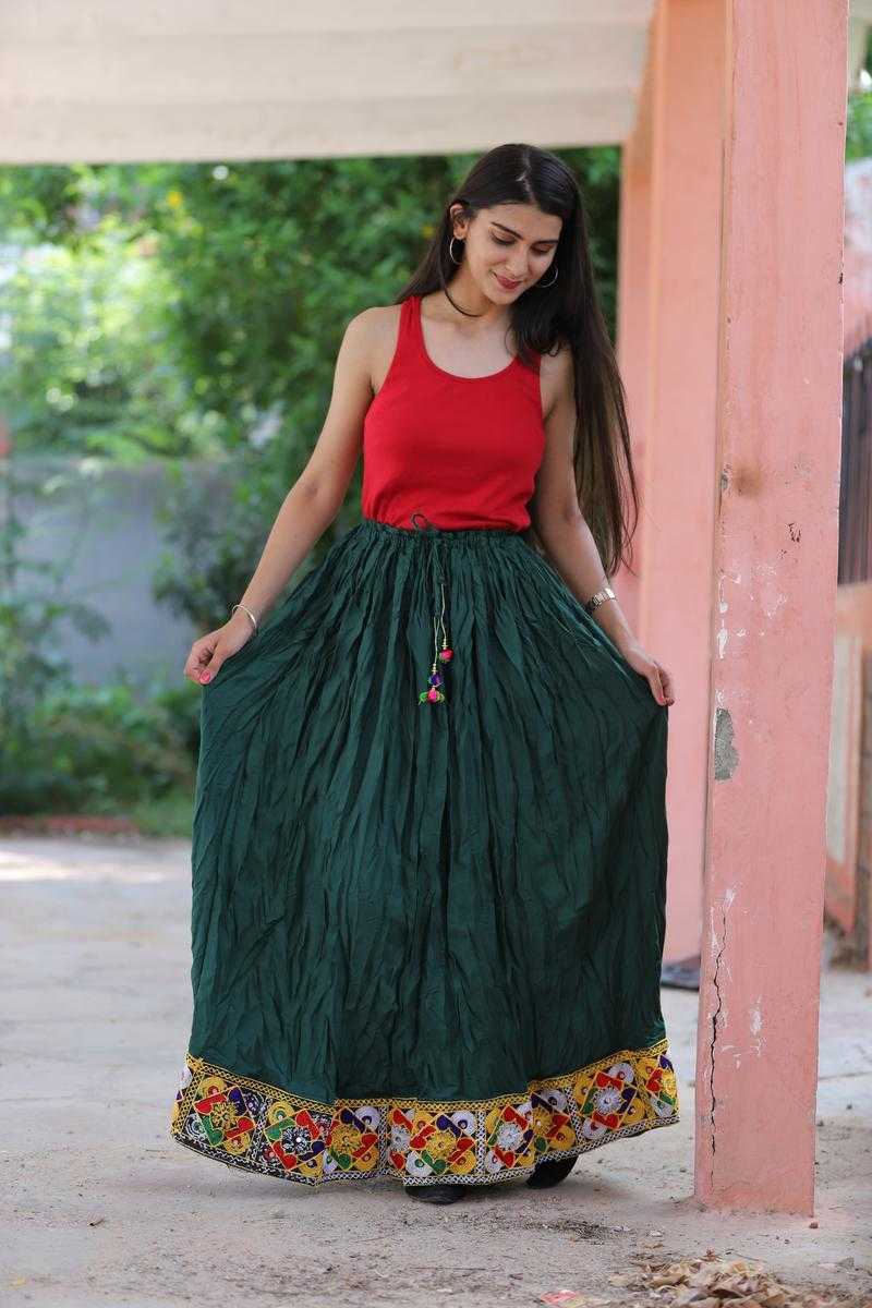 URBAN FLU Ethnic Wear Rajasthani Jaipuri Print Long Skirt Maxi