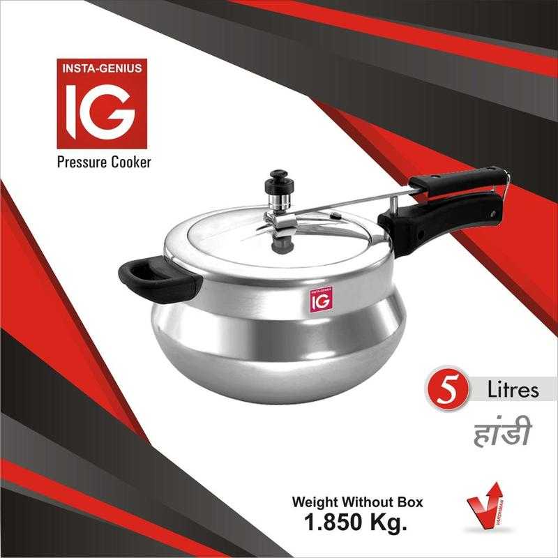 Kalyansummit 5 L Aluminium Without Induction Base Pressure Cooker
