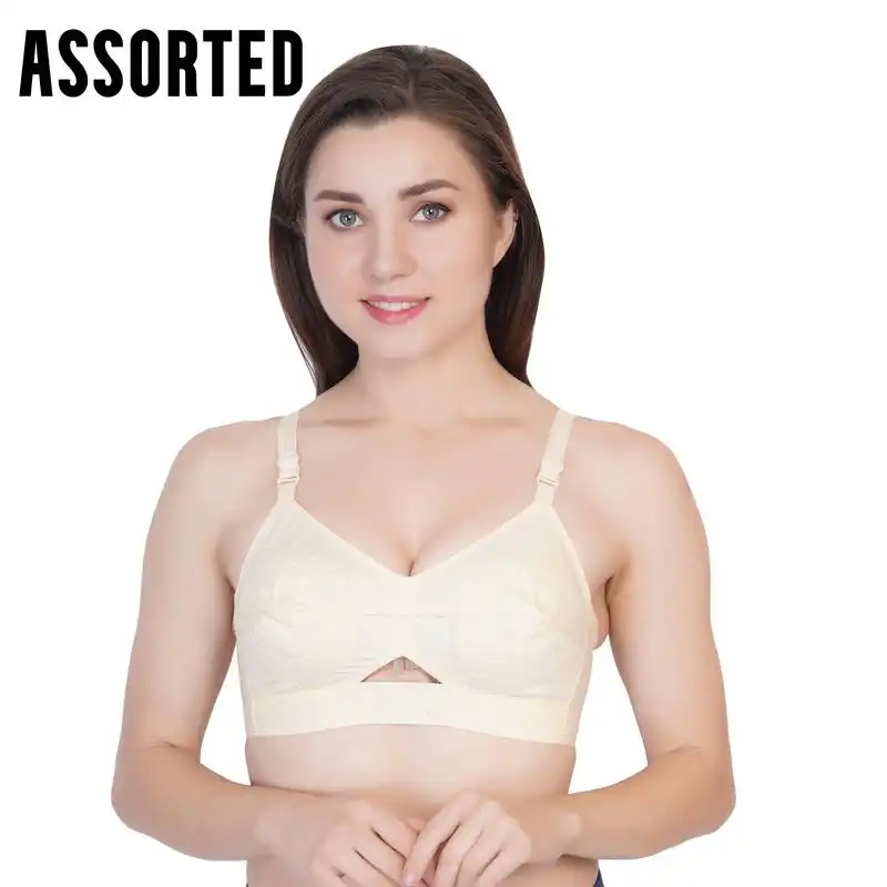 Body Best Cotton Solid Non Padded Minimiser Bra for Women