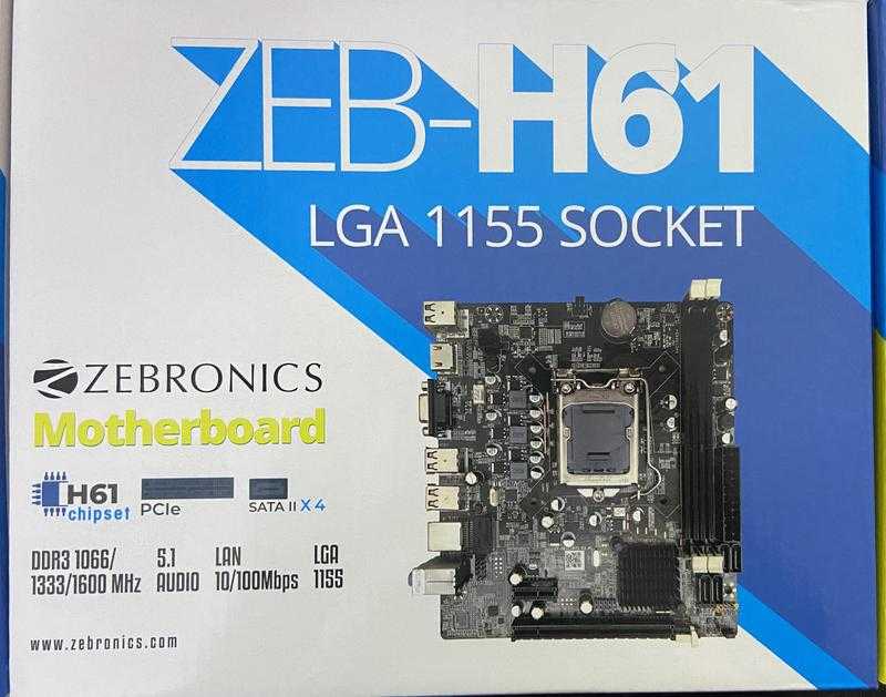 H61 hotsell motherboard zebronics