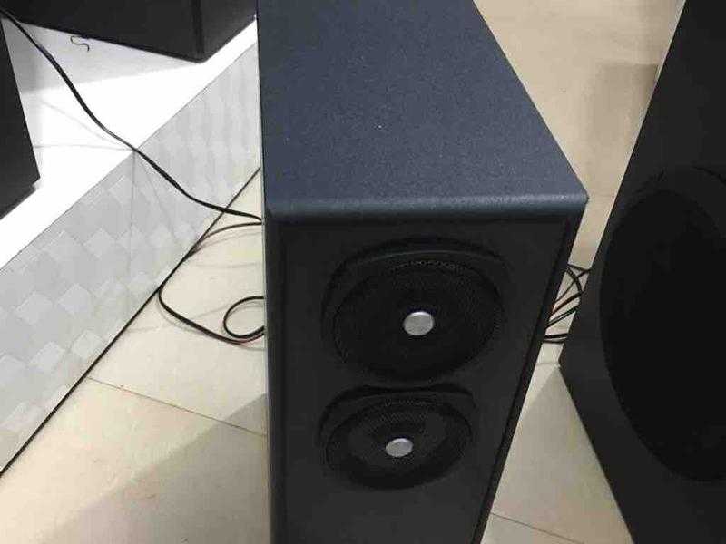 OBAGE DT 2425 Dual Tower Multimedia Speaker System Black with