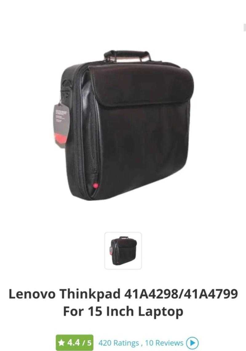 Thinkpad laptop top bag price