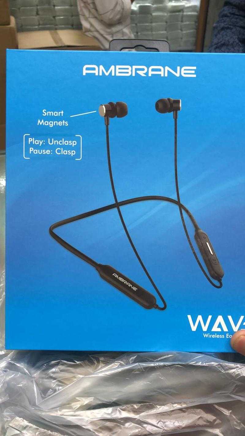 Ambrane Wave Wireless Bluetooth In the Ear With mic Yes