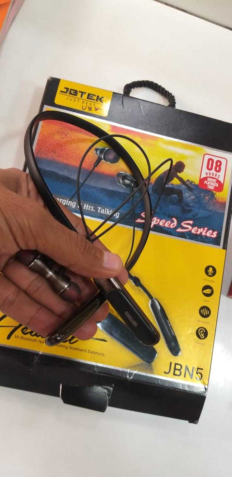 Jbtek JBN5 Wireless Bluetooth In the Ear With mic Yes Black