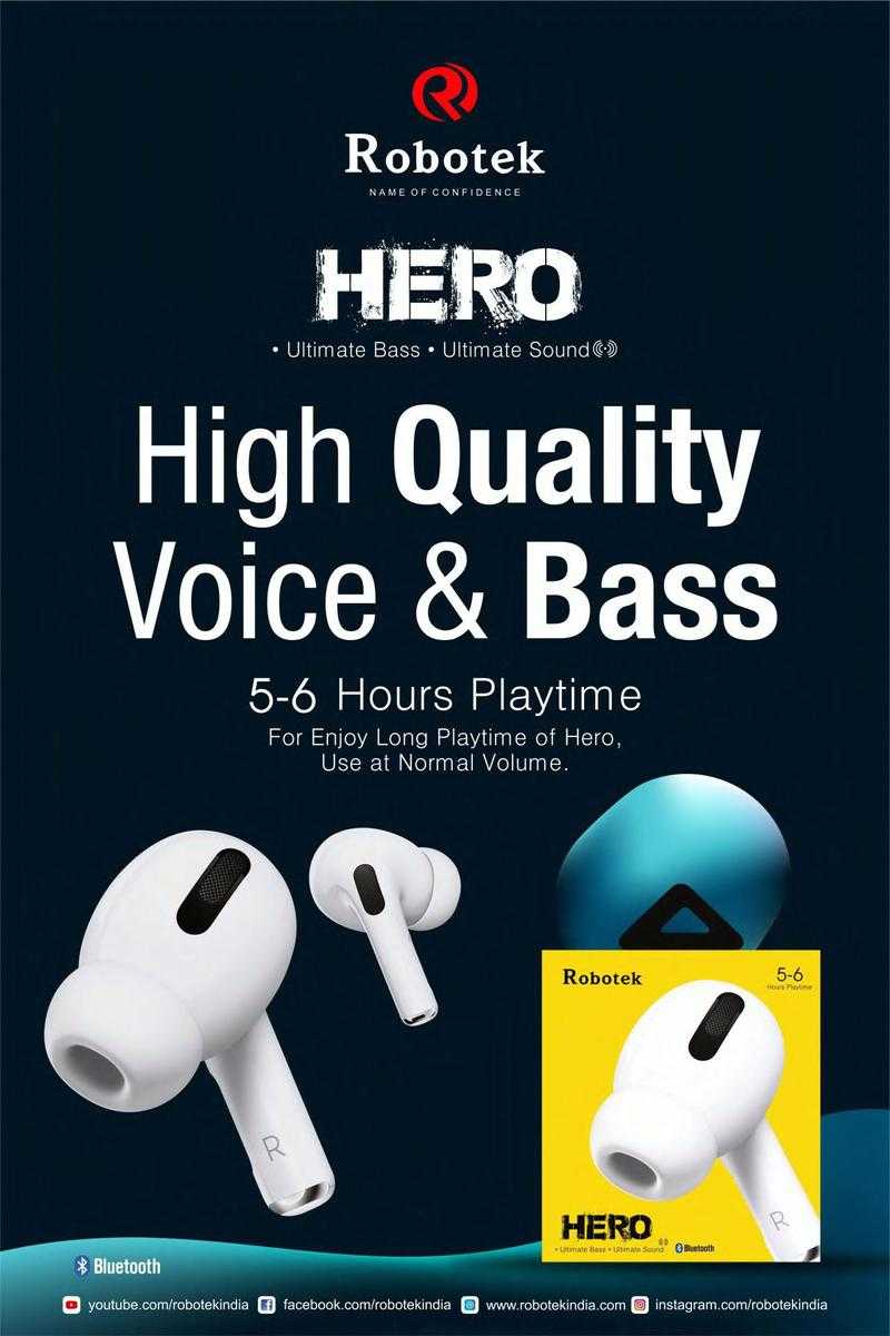 Robotek bluetooth airpods sales