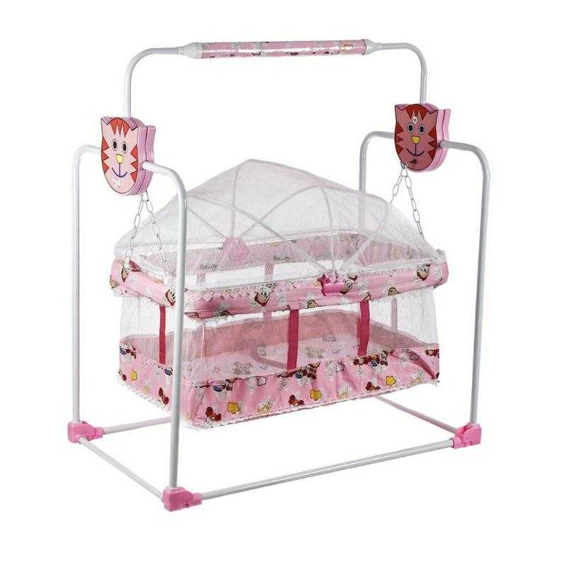 NHR Cozy New Born Baby jhula with Mosquito Net for 0 9 Months