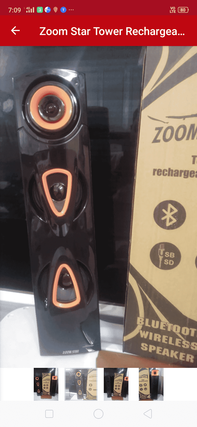 Zoomstar smart store tower speaker