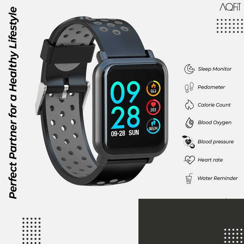 Aqfit W8 Square Smart Watch No Black Udaan B2B Buying for