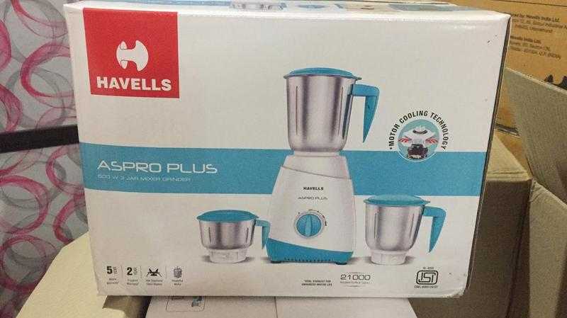 Havells aspro outlet plus mixer grinder