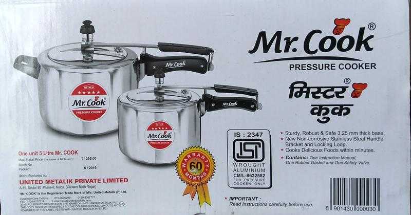 United pressure cooker 2024 8 litre price