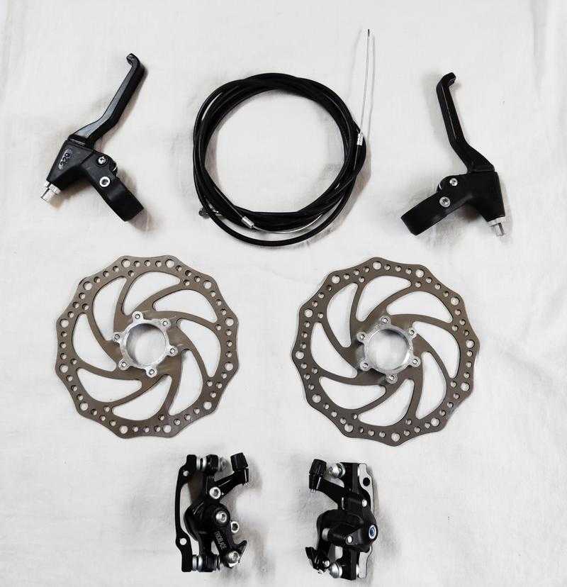 GRAND MECHANICAL WORKS DISC BRAKESET Cycle Disc Brake Set Black