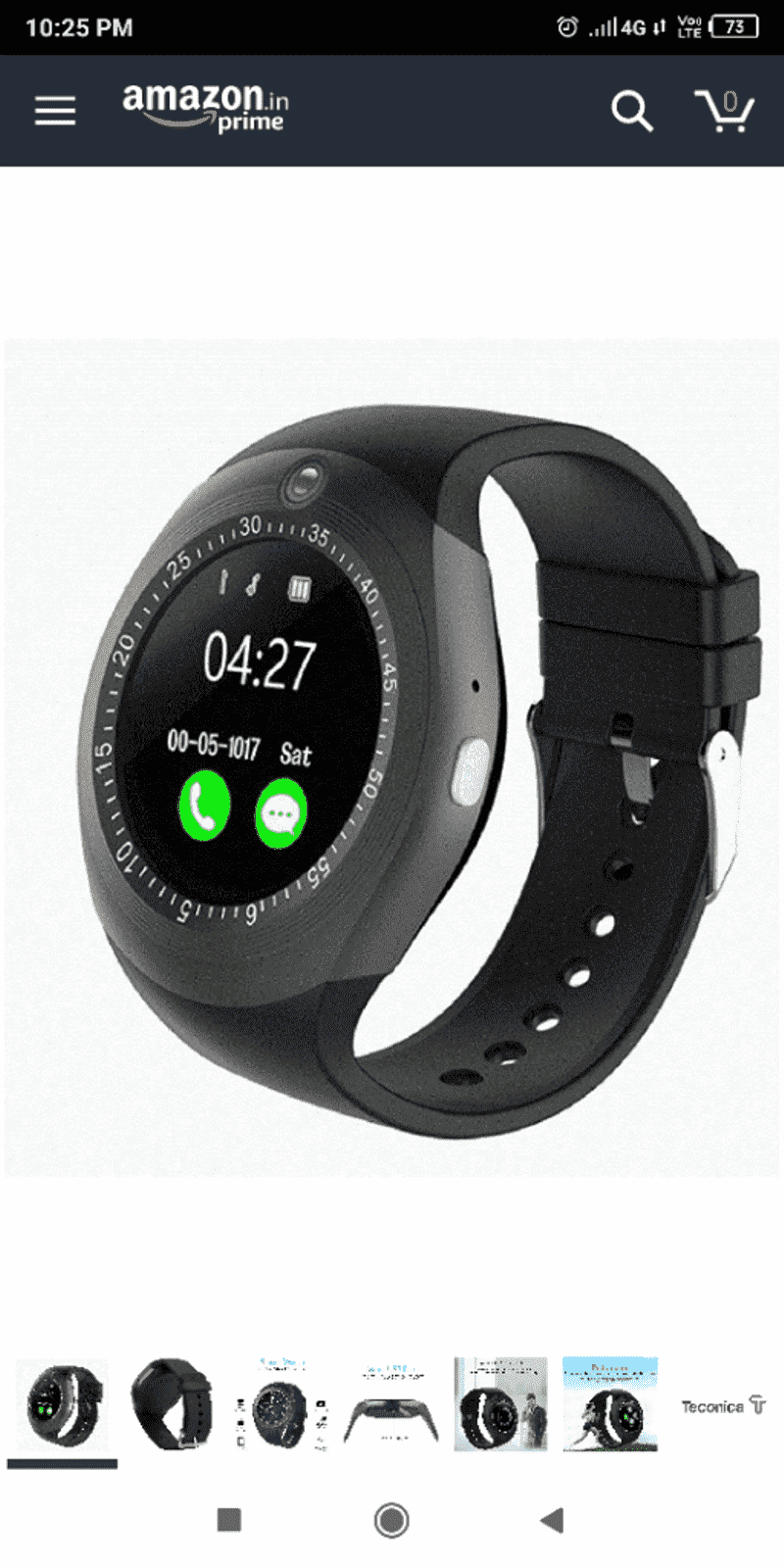 Teconica y1s smartwatch sales