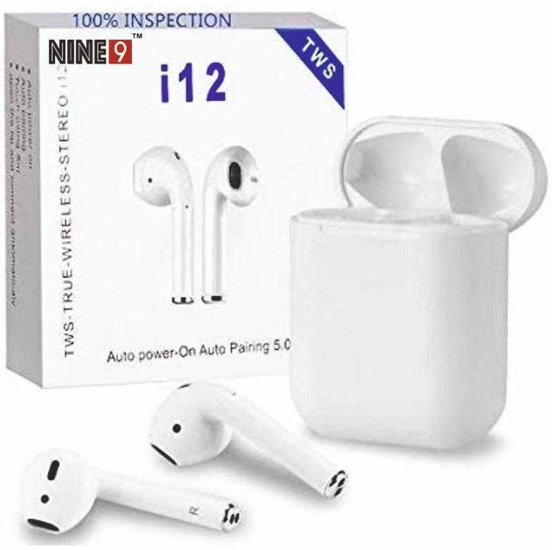 Nine9 i12 TWS Wireless Bluetooth In the Ear With mic Yes