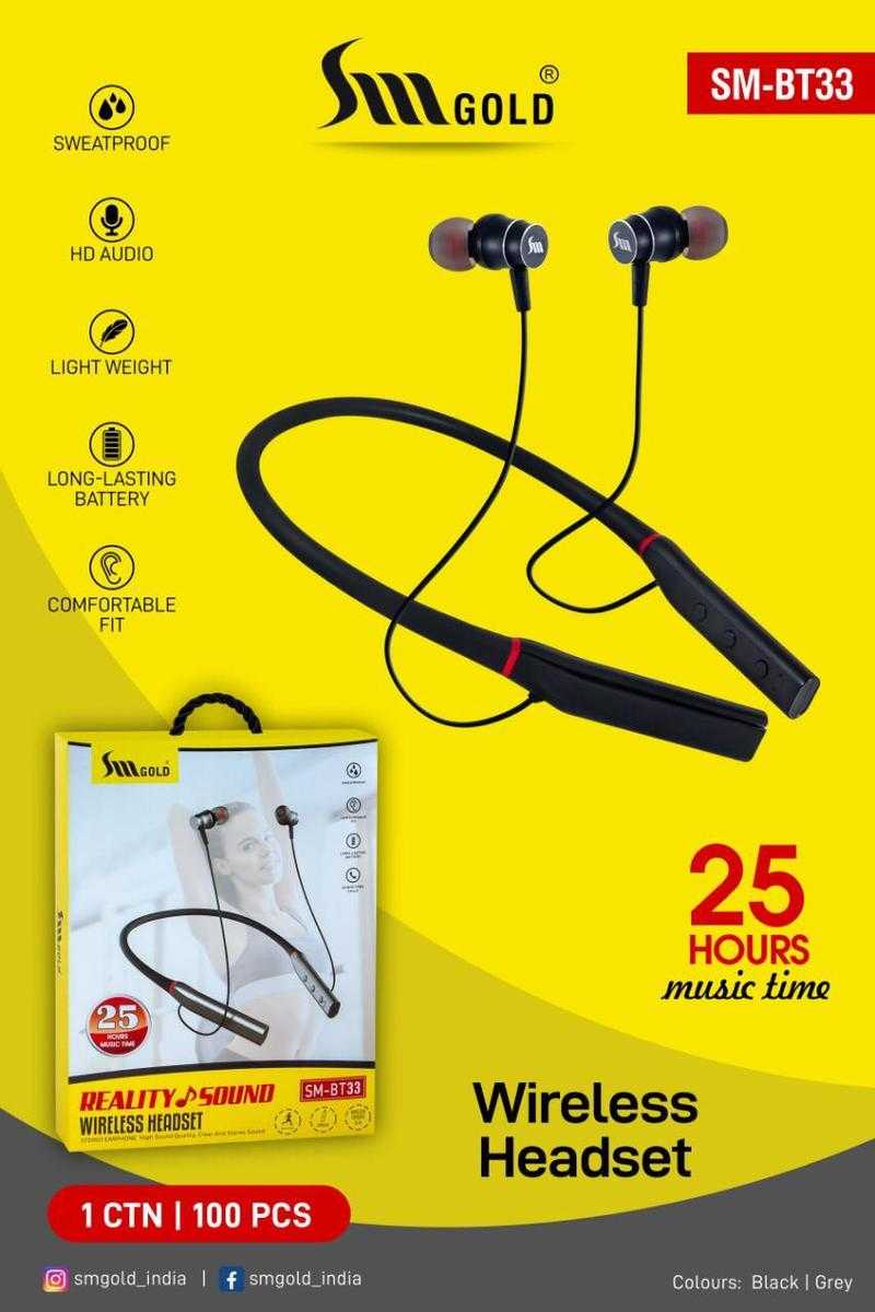Sm gold bluetooth 2025 headphones