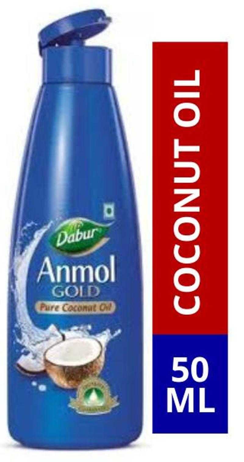 Dabur Anmol Gold Coconut Oil 50 ml Pack of 1 Set Of 12 MRP