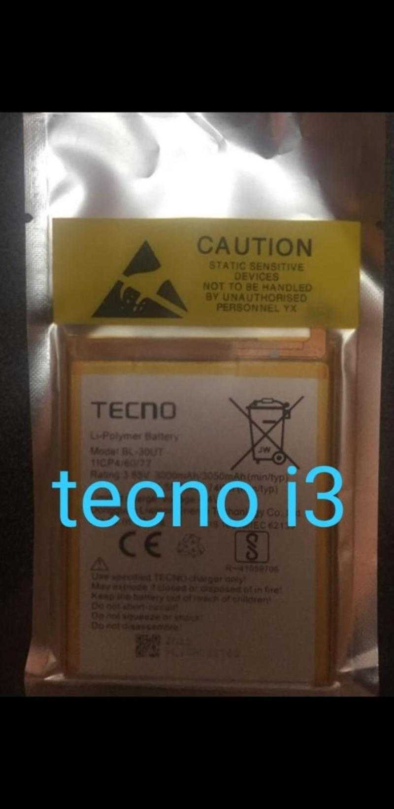 Tecno deals i3 battery