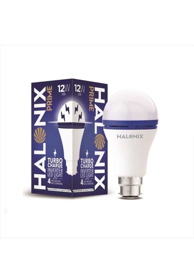 Halonix 12w turbo charge inverter led bulb Power Bank White