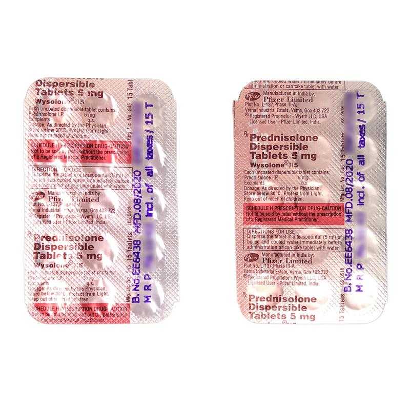 Wysolone 5 mg price sales