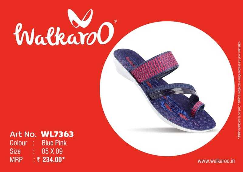 VKC Walkaroo 7363 Synthetic Casual Wear Pink 5 Uk 38 Eu 6 Uk