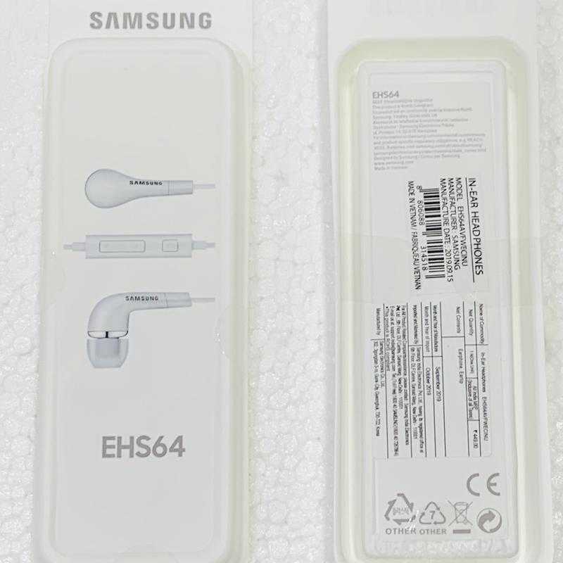 Samsung ehs64avfbecinu in ear wired earphones with mic 2025 black