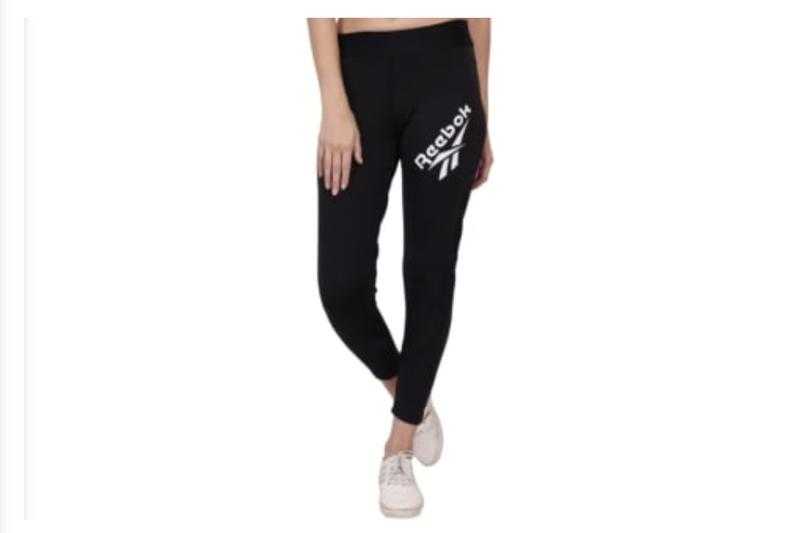 Reebok Training Workout Ready big logo leggings in black  ASOS