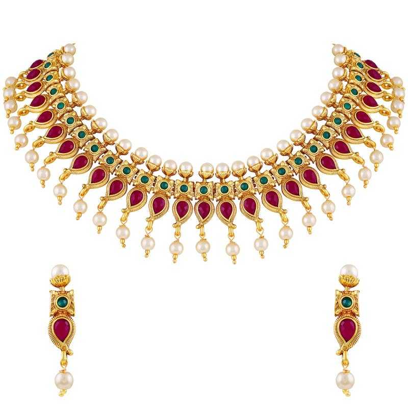 Asmitta Jewellery Gold Choker NS323BAGLDHI0 Udaan B2B Buying