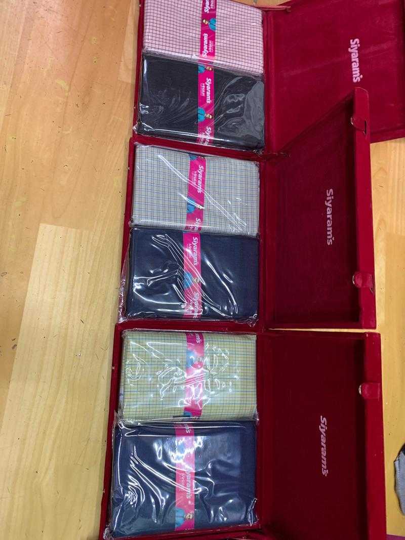Siyaram's Gift Pack of Unstitched Shirt & Trouser Fabric (Pack of 5)
