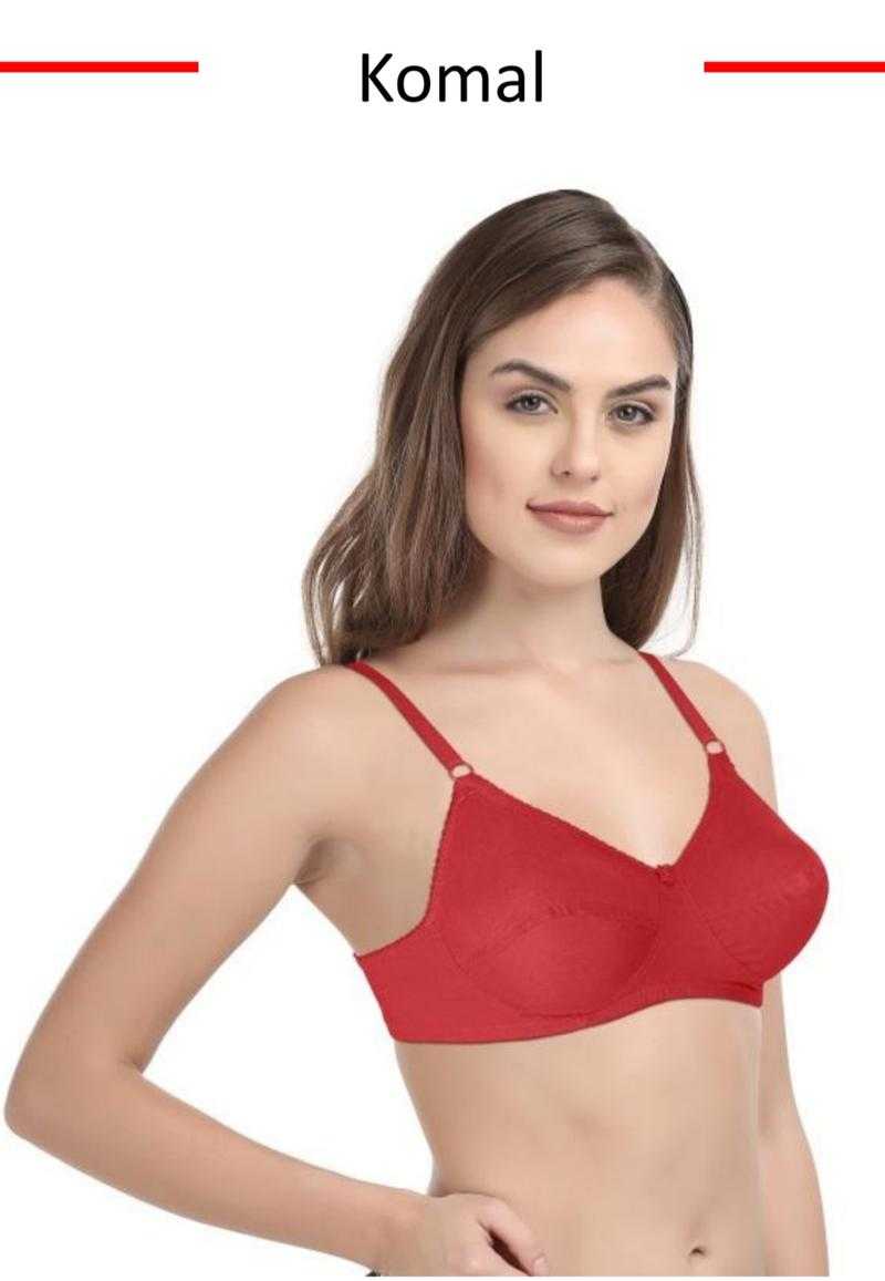 Rupa Softline Cotton Solid / Plain Non Padded Aire Bra for Women