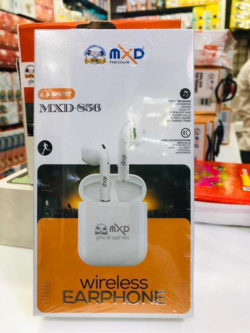 MXD MXD 856 Wireless Bluetooth In the Ear With mic Yes White