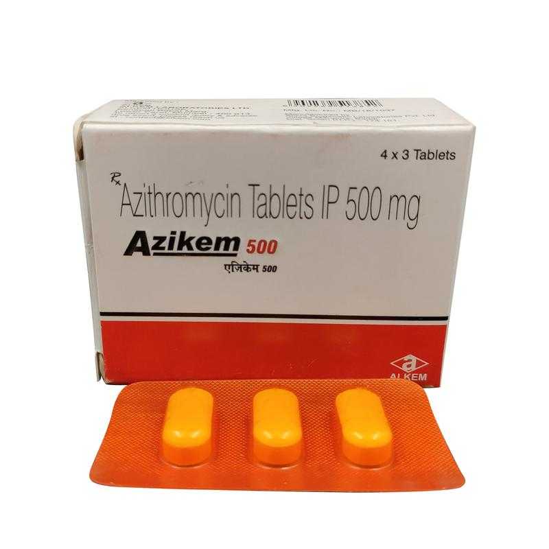 Azithromycin tablets azikem 500