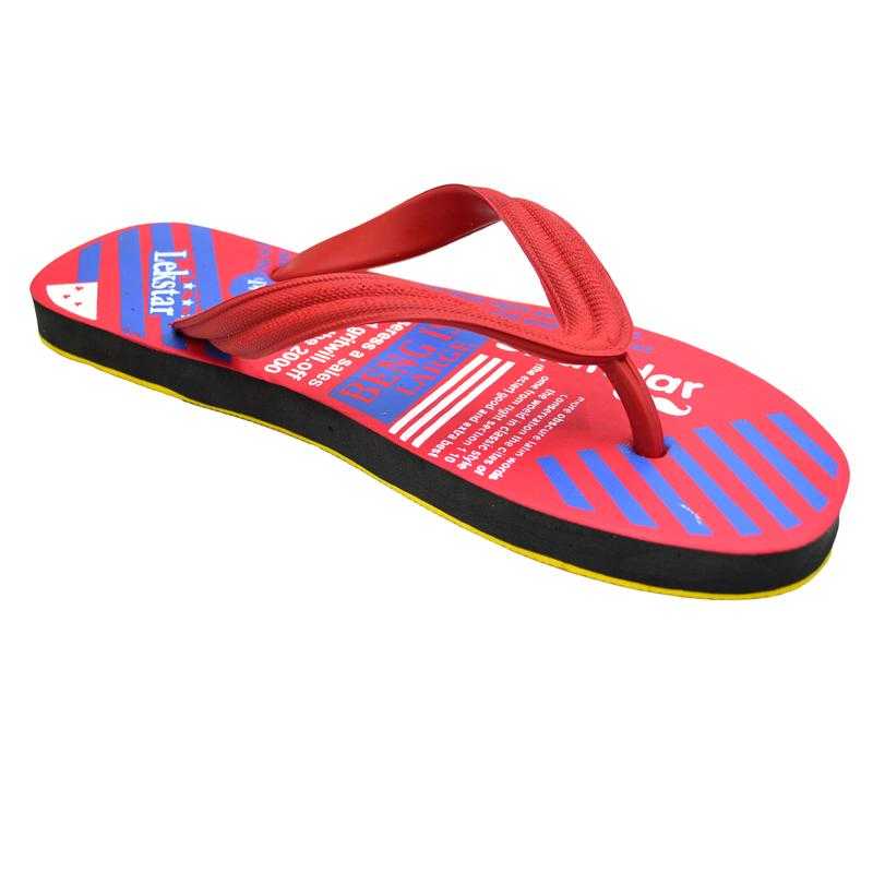 Polita Unisex Kids F53 Everlast Slipper Rubber Smart Casual Red