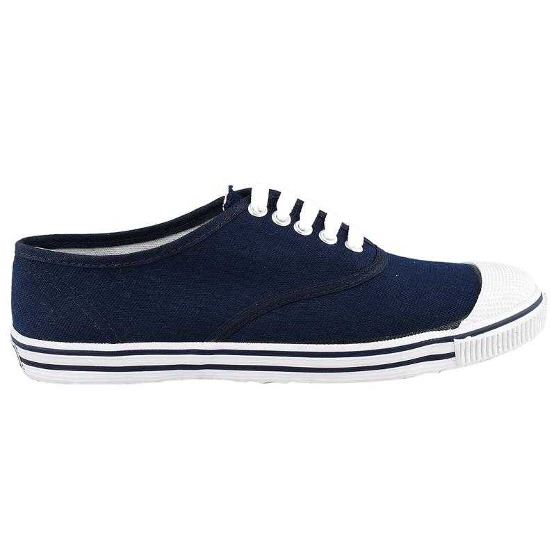 Bata blue top canvas school shoes