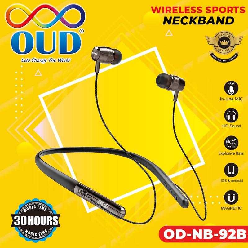 OUD OD NB 92B Wireless Bluetooth In the Ear With mic Yes