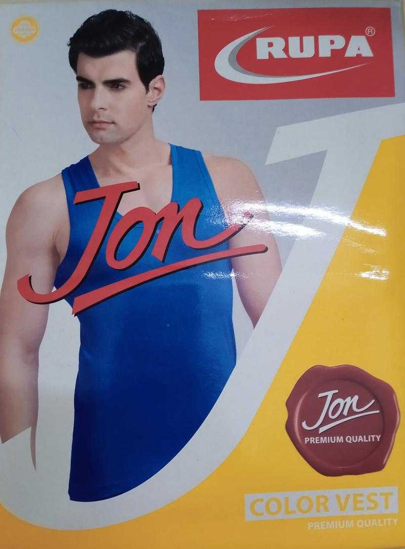 Rupa Jon Cotton Round Neck Undershirt Vest for Men Udaan B2B