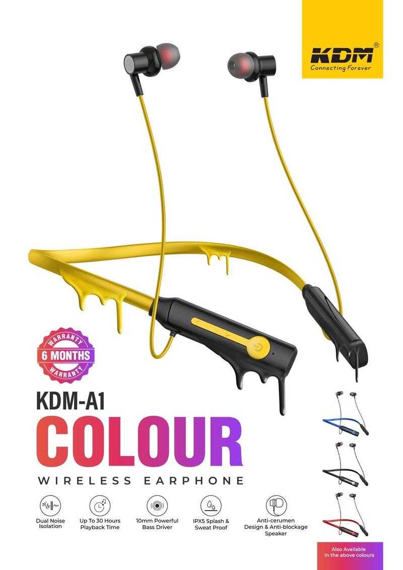Kdm a1 sales wireless earphones