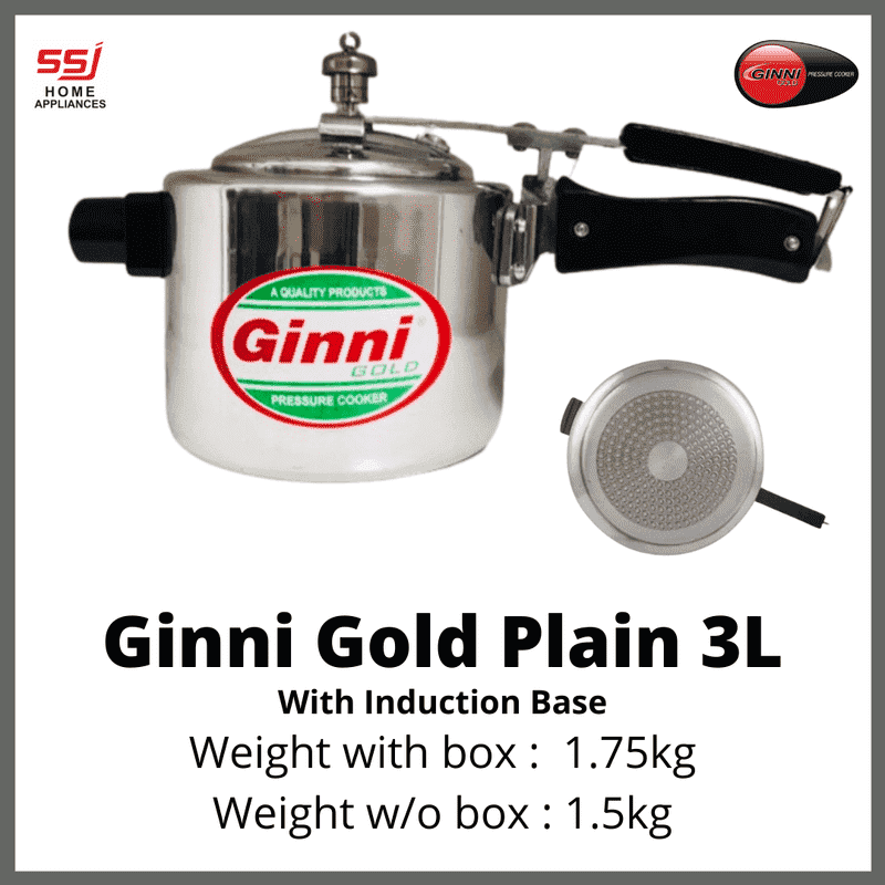 Ginni pressure cooker on sale 3 litre price