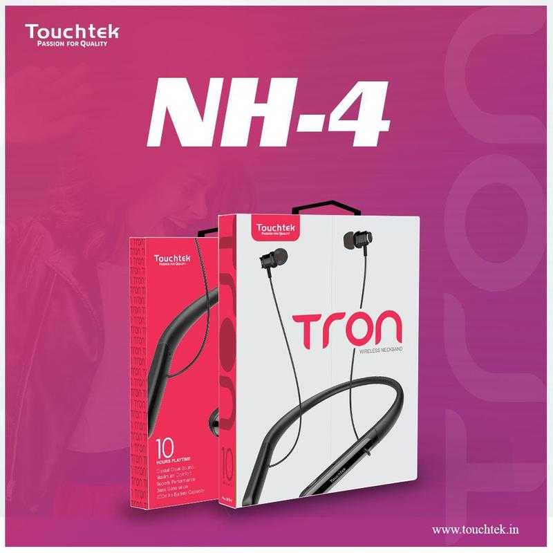 Touchtek NH 4 Wireless Bluetooth In the Ear With mic Yes