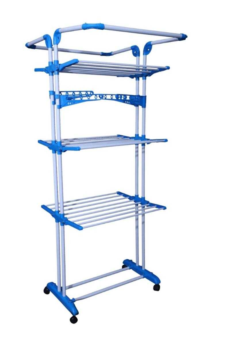 PVC Cloth Drying Stand Trixy, Shape: Rectangular, 4 at Rs 900 in