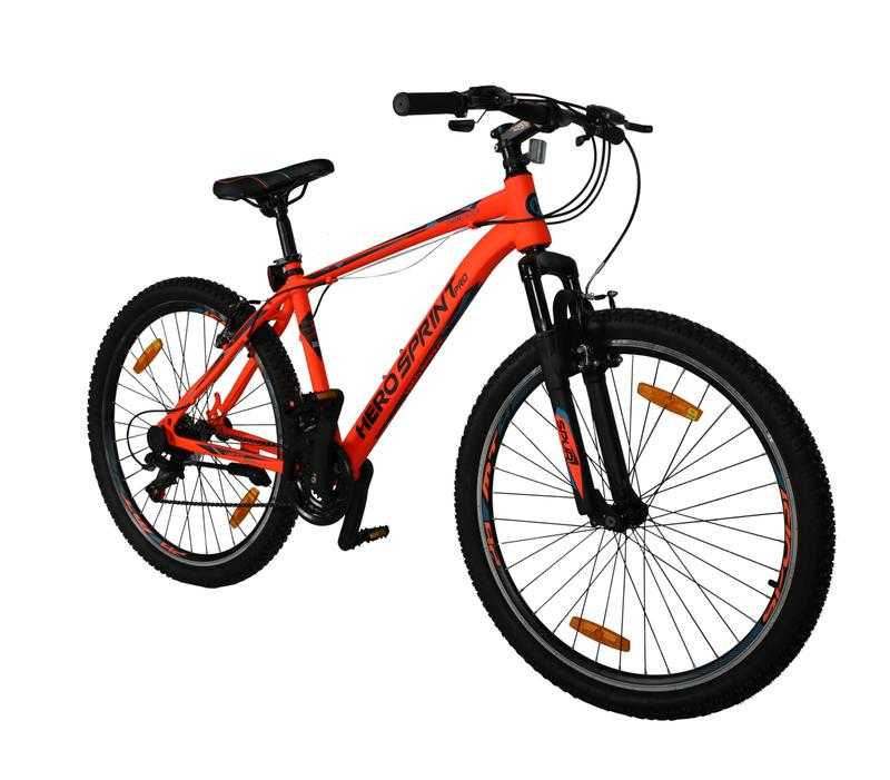 Hero Cycle Sprint Pro Sweed 26T OR BK 21S V BRK 19 Steel Frame