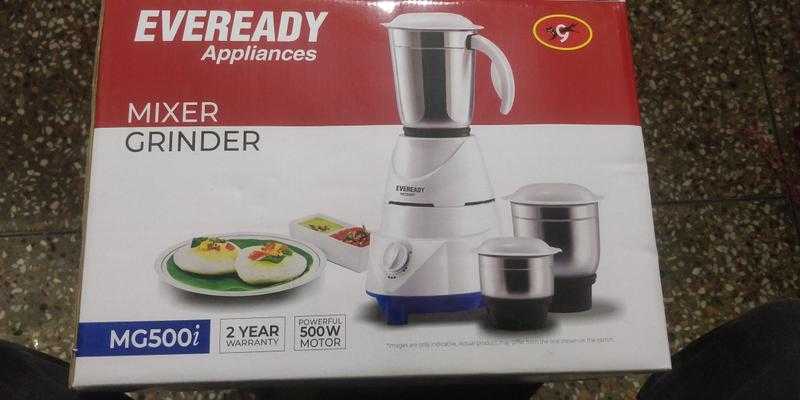 Eveready mg500i best sale mixer grinder