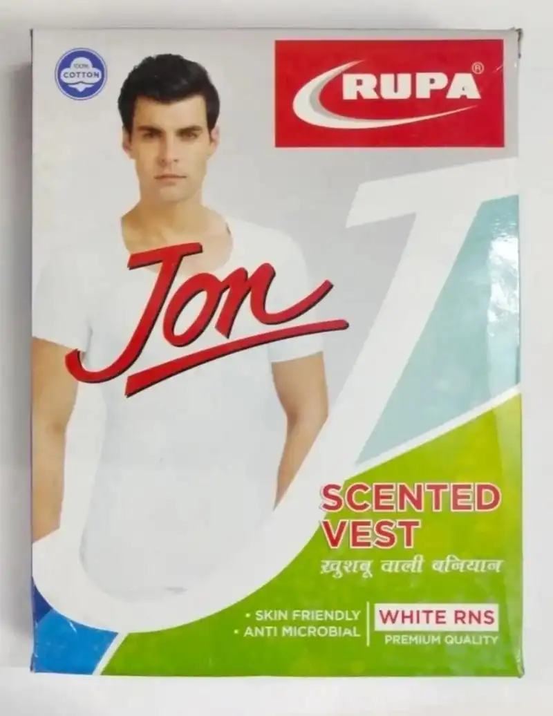 Rupa Jon Cotton U-Neck Undershirt Vest for Men