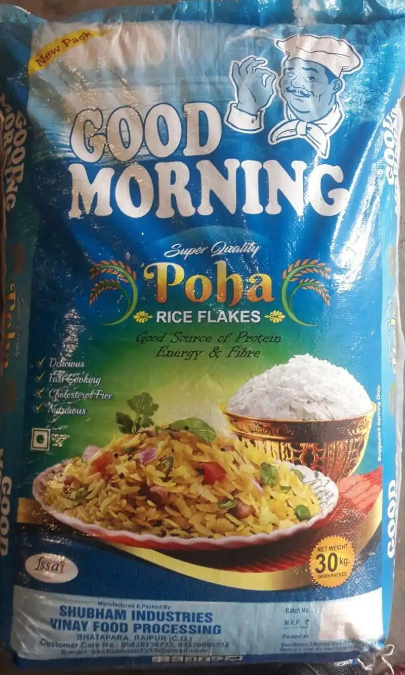 Good Morning Super Quality Poha Rice Flakes (30 kg ) - EACH of 1 ...