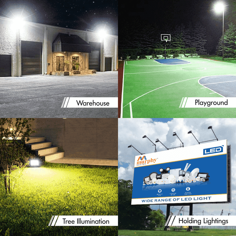 Murphy led store flood light