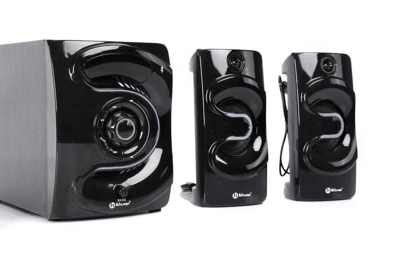 Hitage HT-5856 9000W PMPO Black 4.1 Channel Wired & Wireless Home 