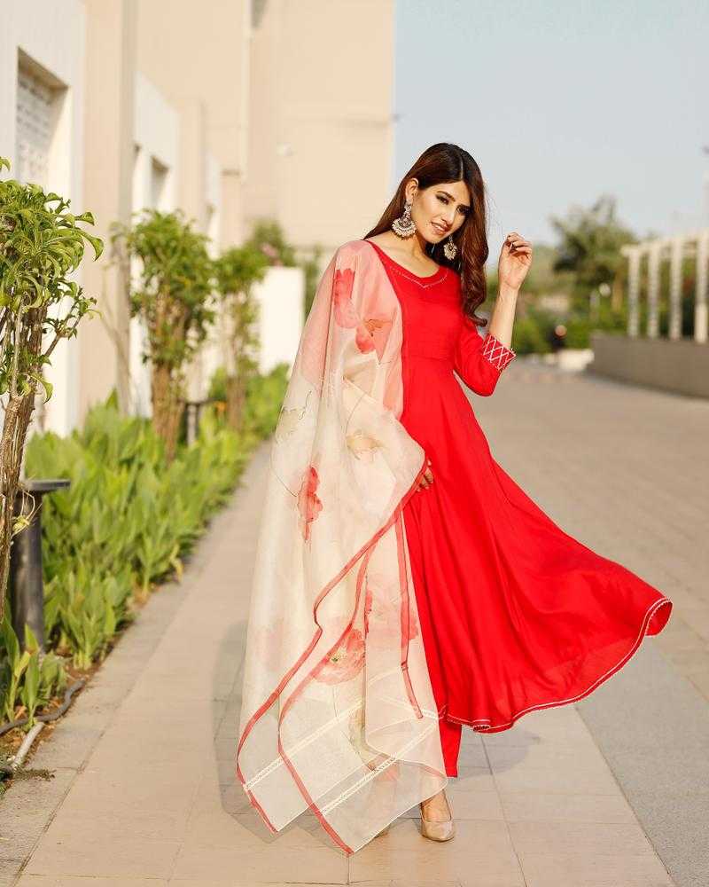 Solid clearance anarkali kurta