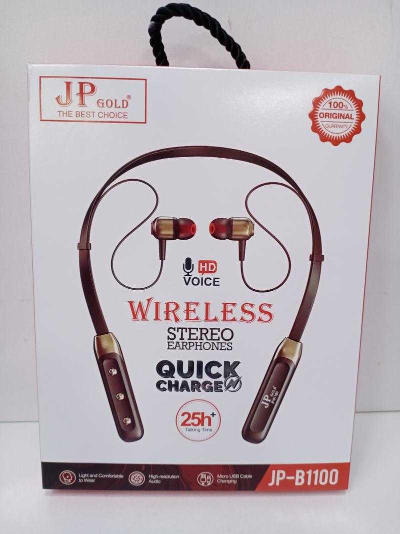 JP Gold JP B1100 Wireless Bluetooth In the Ear With mic Yes