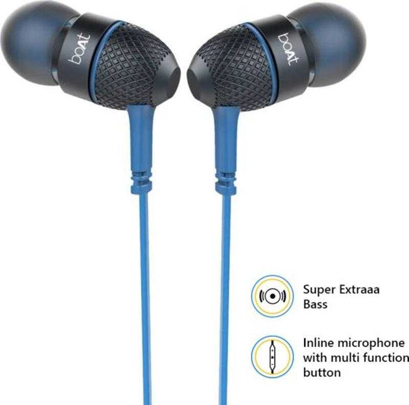 Boat bassheads 220 super extra bass sales wired headset with mic