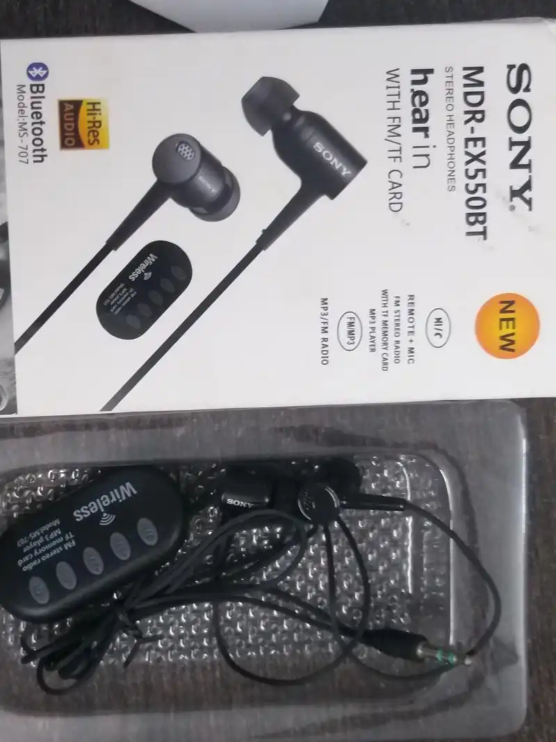 Sony MS 707 Wireless Bluetooth In the Ear With mic Yes Blue